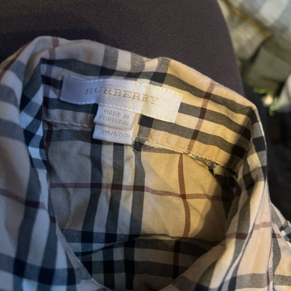 Baby Burberry button down